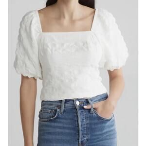 Nordstrom-Melrose and Market-XL textured crop top